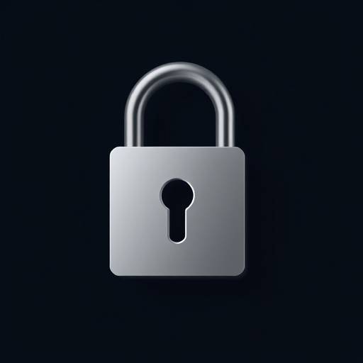 Icono de un candado cerrado que representa la privacidad y seguridad
