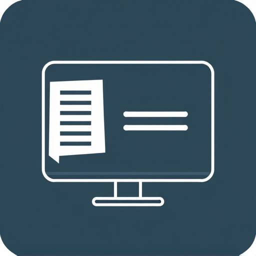 Icono de un lector de pantalla